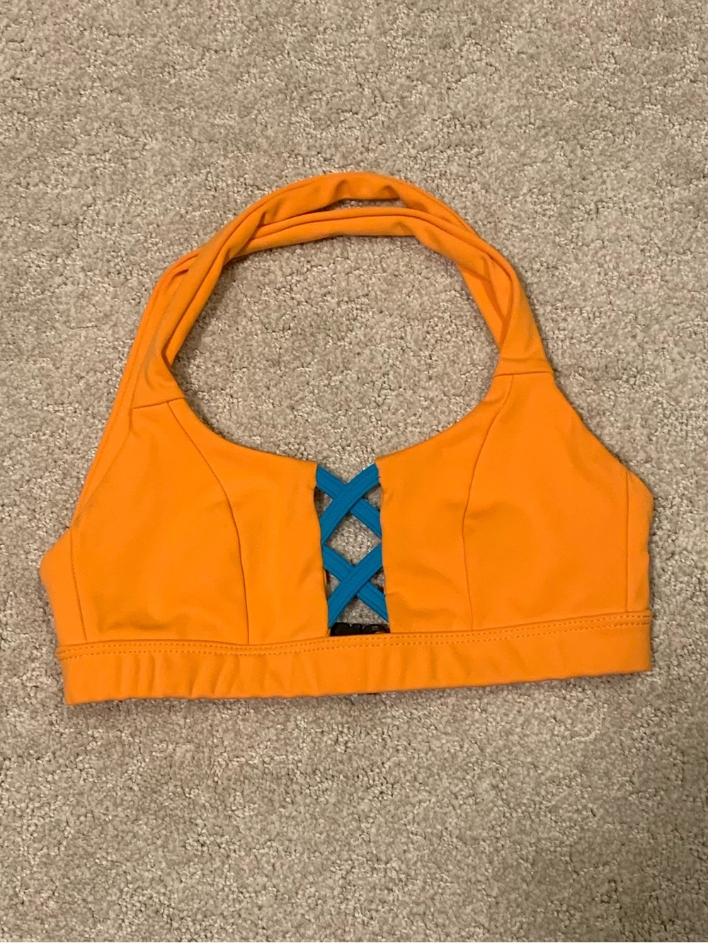 Five DanceWear Five The Label Orange Turquoise Bralette